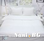 Спално бельо органичен памук Бриана бяло