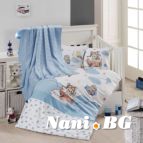 Бебешко спално бельо бамбук с памучно одеяло BALLOON