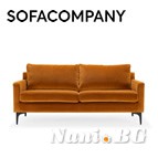 2-местен диван Astha цвят Sofa Velour Matt Amber
