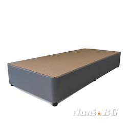 Френско легло с дамаска еко кожа височина 20+5 см