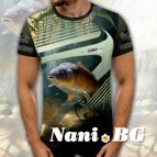 3D Мъжка рибарска тениска Carp Hunter