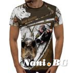 3D Мъжка тениска с ловни мотиви 6199