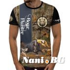 3D Мъжка тениска с ловни мотиви ЛОВ