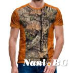 3D Мъжка тениска с ловни мотиви 4987