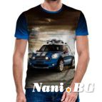 3D Мъжка тениска Car 6838 + надпис