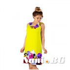 Лятна дамска рокля с 3D принт Happy Summer 8182