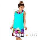 Лятна дамска рокля с 3D принт Happy Summer 8259
