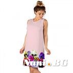 Лятна дамска рокля с 3D принт Happy Summer 8261