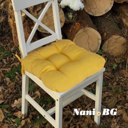 Възглавница за стол жълт