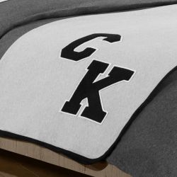 Одеяло Calvin Klein Varsity.Heather Grey/Charcoal