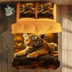 3D спално бельо с Животни, Тигър 13936