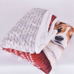 Топло ОДЕЯЛО Дабъл фейс 150х200, КУЧЕ