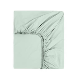 Чаршаф с ластик памук и бамбук, мента
