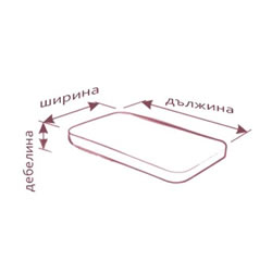 Чаршаф с ластик памук и бамбук, светло сив