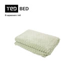 Eдноцветно Поларено одеяло, зелено