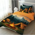 Детско 3D спално бельо, Къмпинг