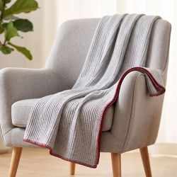 Одеяло с памук АТЛАС 150 x 200 см сиво
