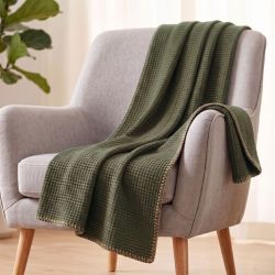Одеяло с памук АТЛАС 150 x 200 см зелено