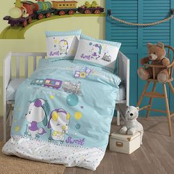 Бебешки к-т с олекотена завивка - Бейби Блу