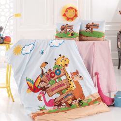 Бебешки к-т с олекотена завивка Зоопарк