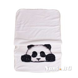 Бебешко одеяло двулицево - Панда
