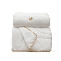 Бебешка олекотена завивка, Мече бяло