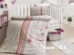 Бебешко спално бельо-Бамбук - Palmi Kirmizi