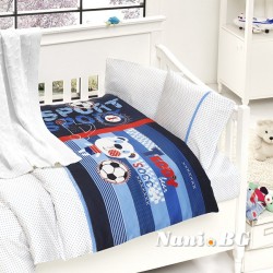 Бебешко спално бельо бамбук с памучно одеяло - Tinny