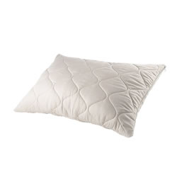 Възглавница с памучен сатен и вълна