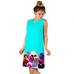 Лятна дамска рокля с 3D принт Happy Summer 8260