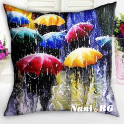 3D декоративна възглавничка Rain