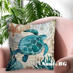 3D декоративна възглавничка Морска костенурка