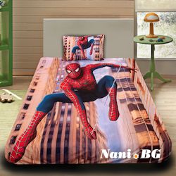 Детско 3D спално бельо - City Spiderman