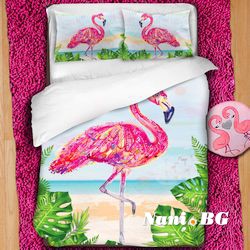 Детско 3D спално бельо - Flamingo