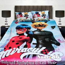 Детско 3D спално бельо Ladybug And Cat Noir Miraculous
