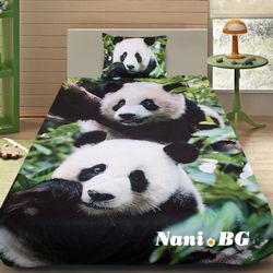 Детско 3D спално бельо - Panda