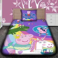 Детско 3D спално бельо Peppa Pig