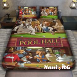 Детско 3D спално бельо Pool Hall