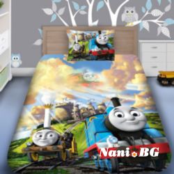 Детско 3D спално бельо - Thomas and Friends