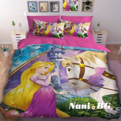 Детско 3D спално бельо Принцеса Рапунцел