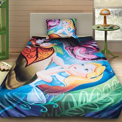 Детско 3D спално бельо Alice In Wonderland