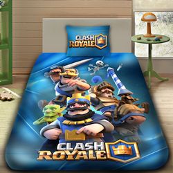 Детско 3D спално бельо CLASH ROYALE