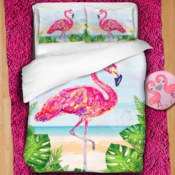 Детско 3D спално бельо Flamingo