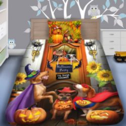 Детско 3D спално бельо Happy Halloween