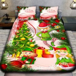 Детско 3D спално бельо Merry Christmas Girl