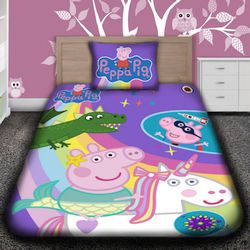 Детско 3D спално бельо Peppa Pig