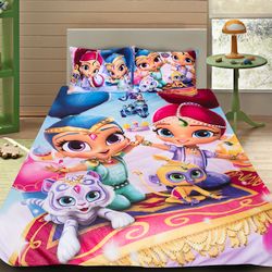 Детско 3D спално бельо Shimmer And Shine 2
