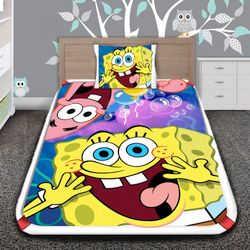 Детско 3D спално бельо Smiley of Spongebob