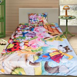 Детско 3D спално бельо Three Little Piggys