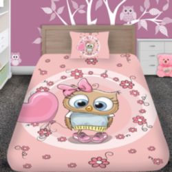 Детско 3D спално бельо БУХАЛ